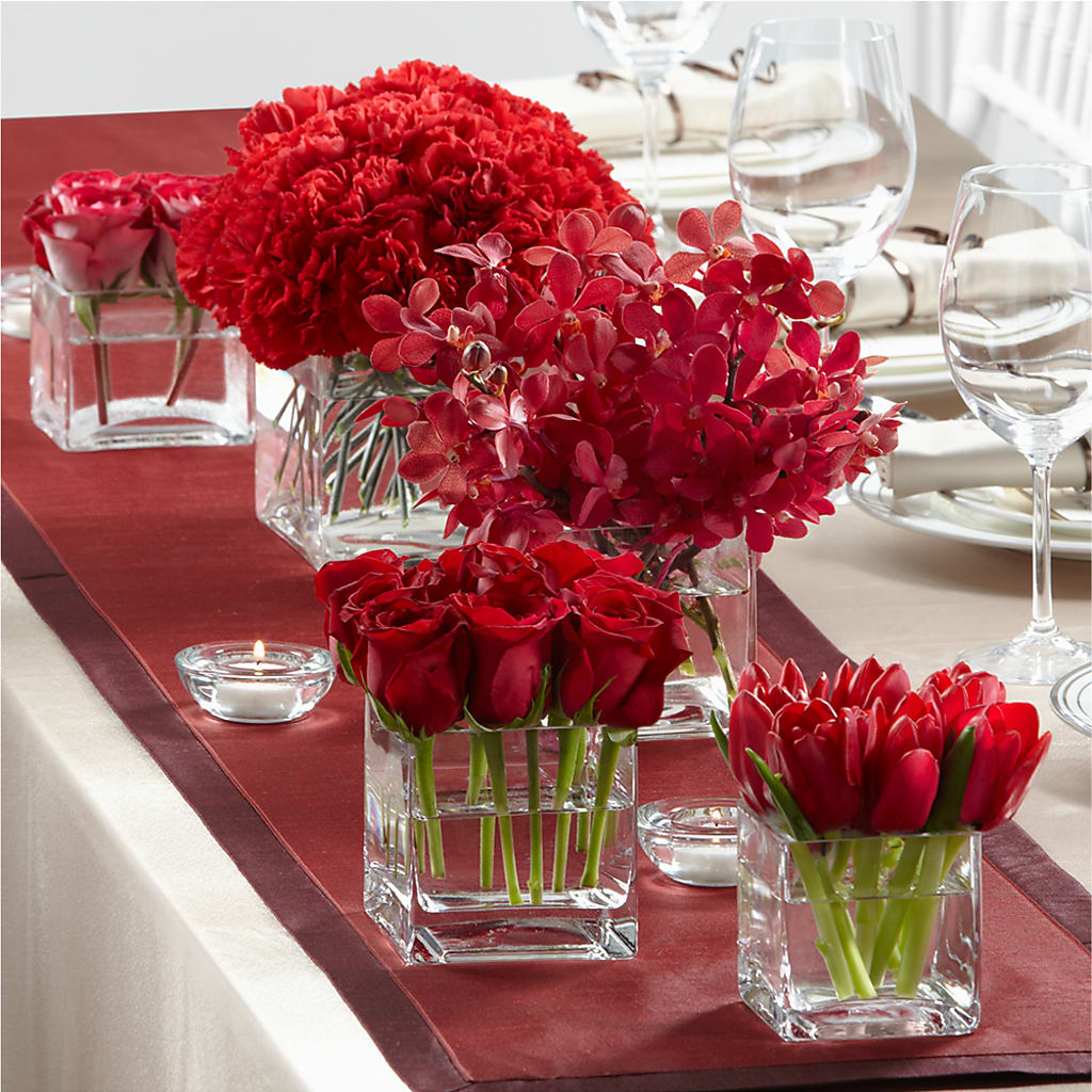 Modern Grace Centerpiece – A BEAUTIFUL DAY FLORIST WINE & GOURMET, Port Saint Lucie FL