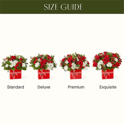 Presents Under the Tree Bouquet – A BEAUTIFUL DAY FLORIST WINE & GOURMET, Port Saint Lucie FL