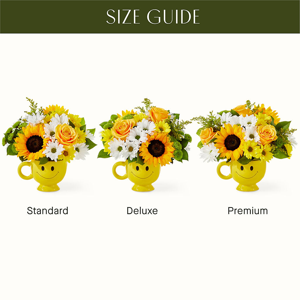 Be Happy Bouquet – A BEAUTIFUL DAY FLORIST WINE & GOURMET, Port Saint Lucie FL