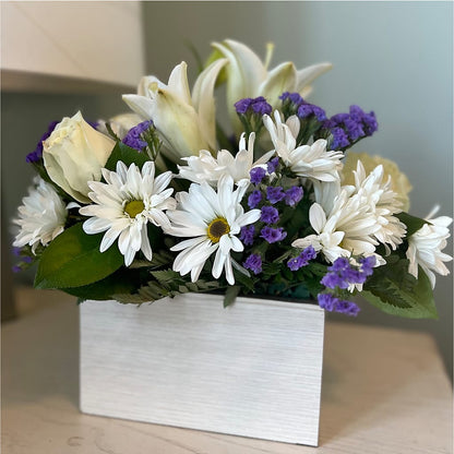 Beyond Blue Box Bouquet – A BEAUTIFUL DAY FLORIST WINE & GOURMET, Port Saint Lucie FL