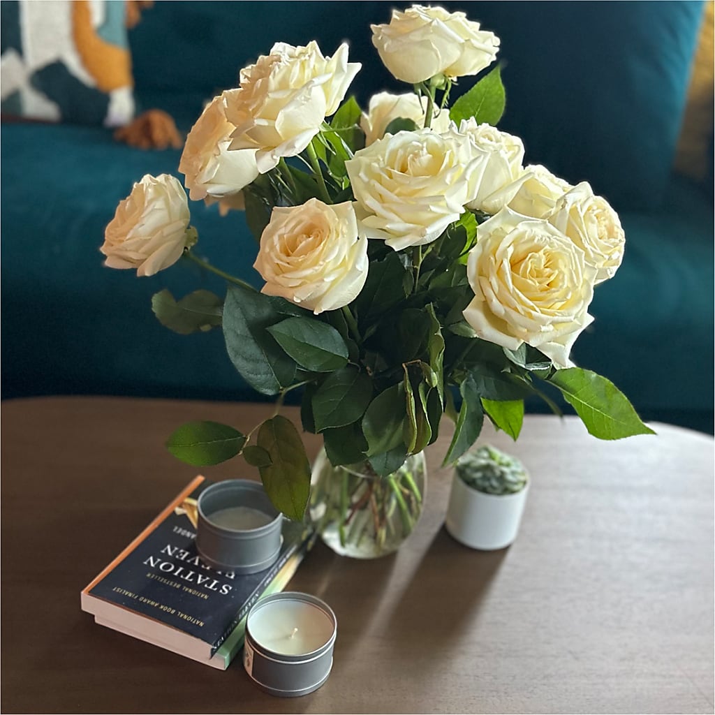 Long Stem Yellow Rose Bouquet – A BEAUTIFUL DAY FLORIST WINE & GOURMET, Port Saint Lucie FL