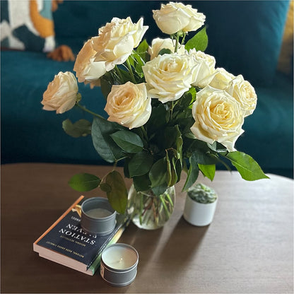 Long Stem Yellow Rose Bouquet – A BEAUTIFUL DAY FLORIST WINE & GOURMET, Port Saint Lucie FL