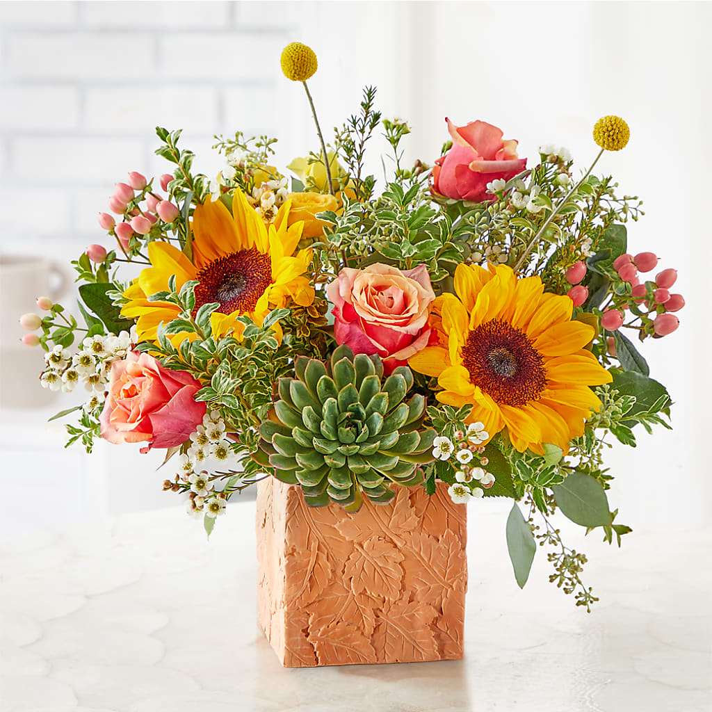 Sunflower Season Bouquet – A BEAUTIFUL DAY FLORIST WINE & GOURMET, Port Saint Lucie FL