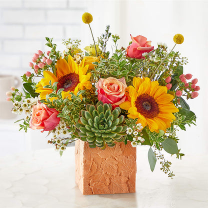 Sunflower Season Bouquet – A BEAUTIFUL DAY FLORIST WINE & GOURMET, Port Saint Lucie FL