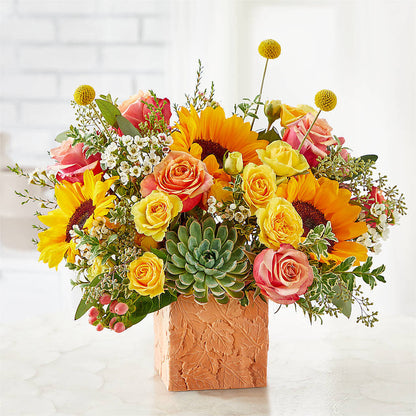 Sunflower Season Bouquet – A BEAUTIFUL DAY FLORIST WINE & GOURMET, Port Saint Lucie FL
