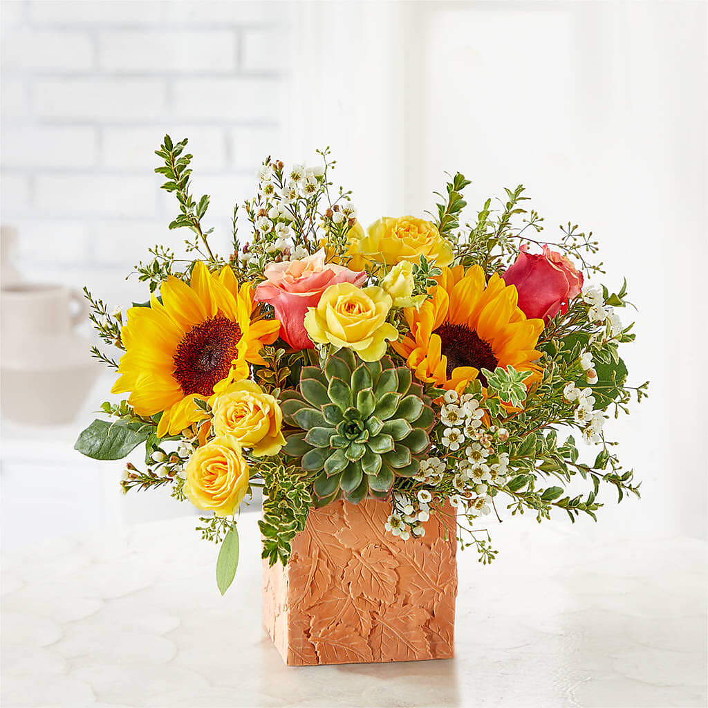 Sunflower Season Bouquet – A BEAUTIFUL DAY FLORIST WINE & GOURMET, Port Saint Lucie FL
