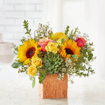 Sunflower Season Bouquet – A BEAUTIFUL DAY FLORIST WINE & GOURMET, Port Saint Lucie FL
