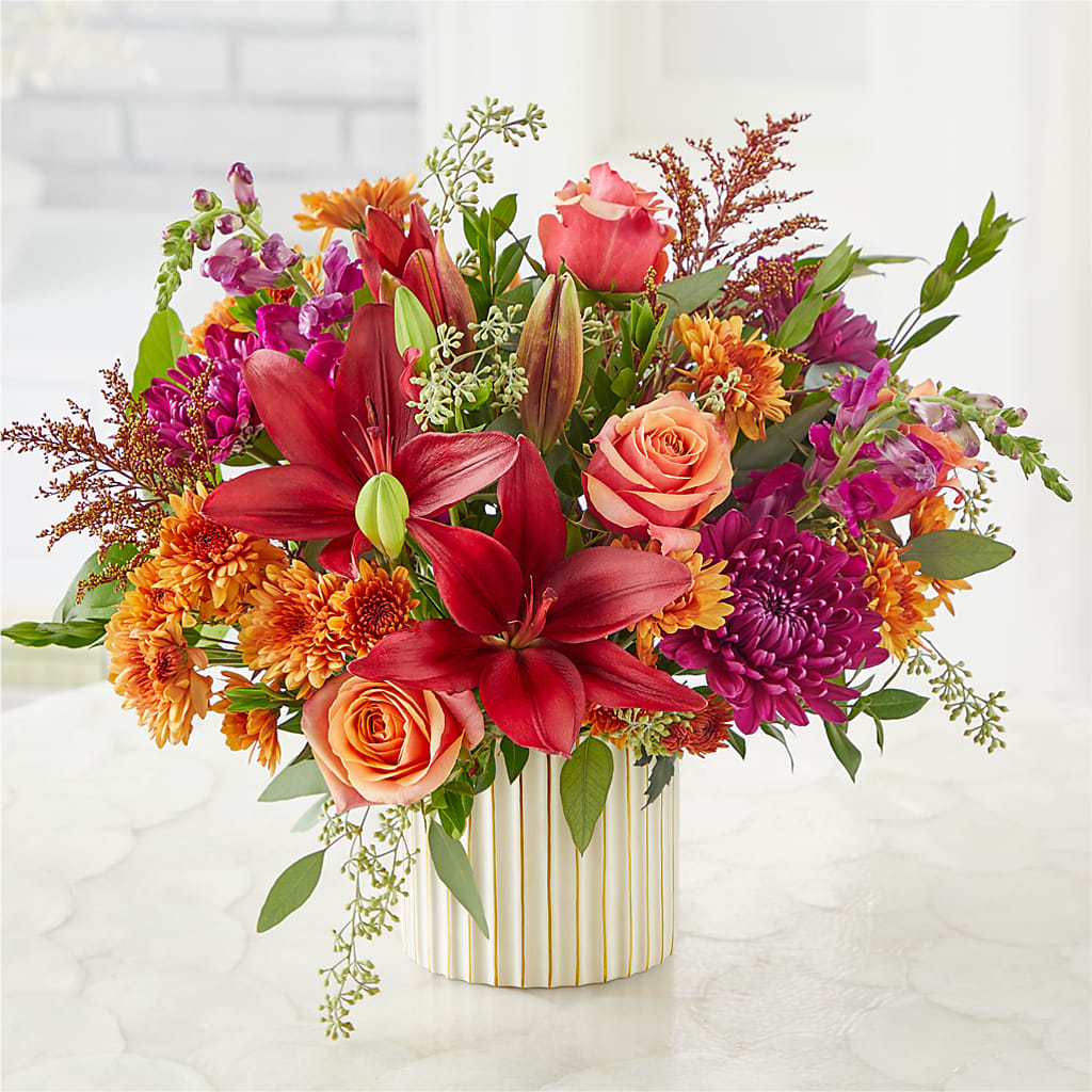 Burgundy Landscape Bouquet – A BEAUTIFUL DAY FLORIST WINE & GOURMET, Port Saint Lucie FL