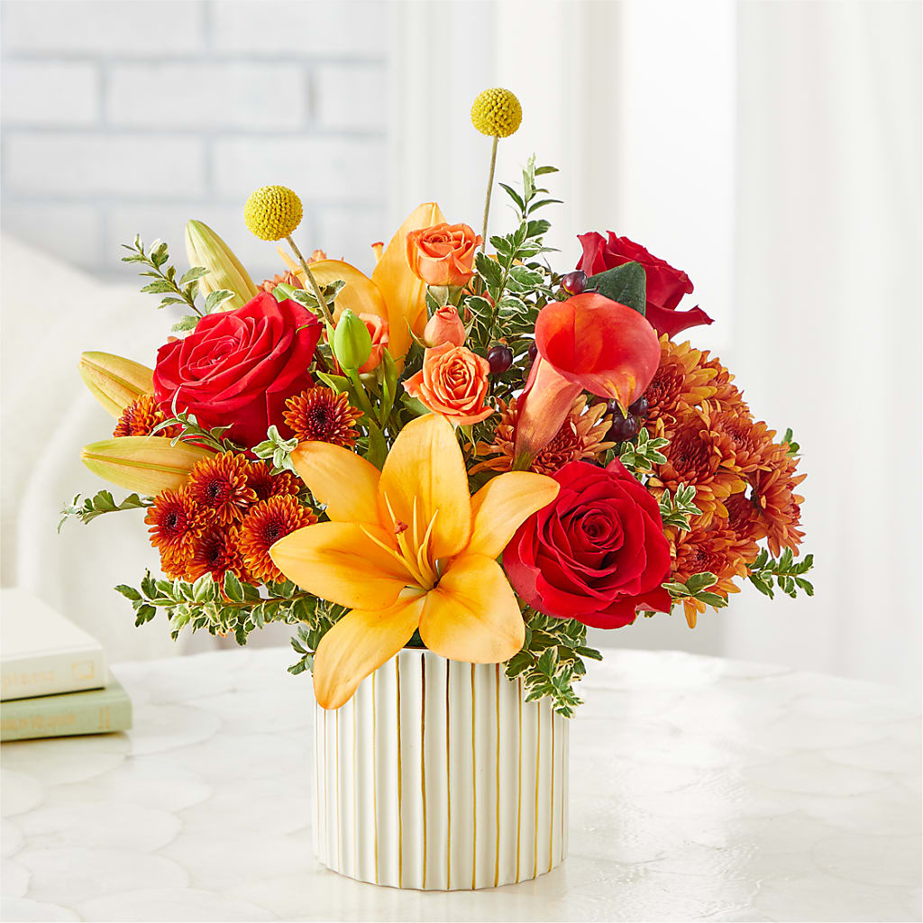 Scarlet Skies Bouquet – A BEAUTIFUL DAY FLORIST WINE & GOURMET, Port Saint Lucie FL
