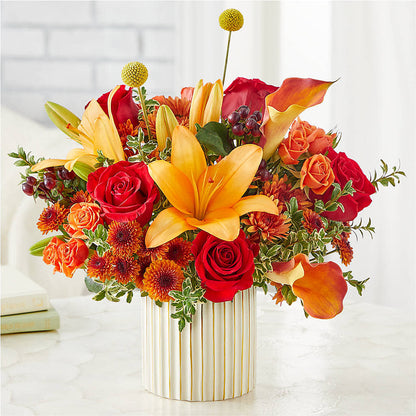 Scarlet Skies Bouquet – A BEAUTIFUL DAY FLORIST WINE & GOURMET, Port Saint Lucie FL