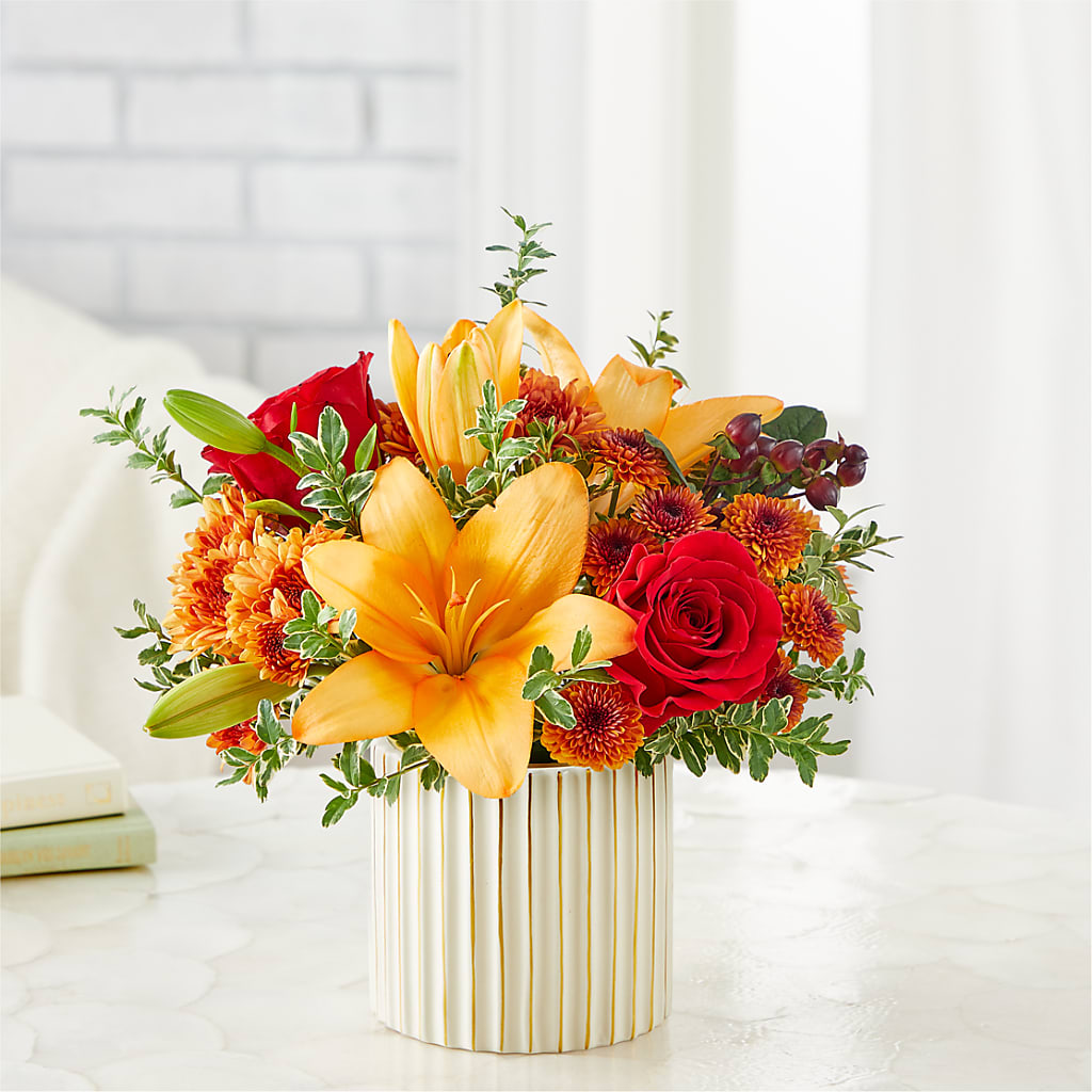 Scarlet Skies Bouquet – A BEAUTIFUL DAY FLORIST WINE & GOURMET, Port Saint Lucie FL
