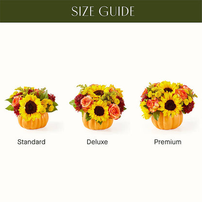 Golden Gourd Pumpkin Bouquet – A BEAUTIFUL DAY FLORIST WINE & GOURMET, Port Saint Lucie FL