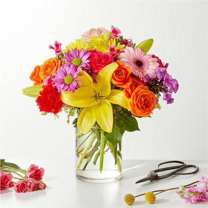 Cue the Confetti - A Florist Original – A BEAUTIFUL DAY FLORIST WINE & GOURMET, Port Saint Lucie FL