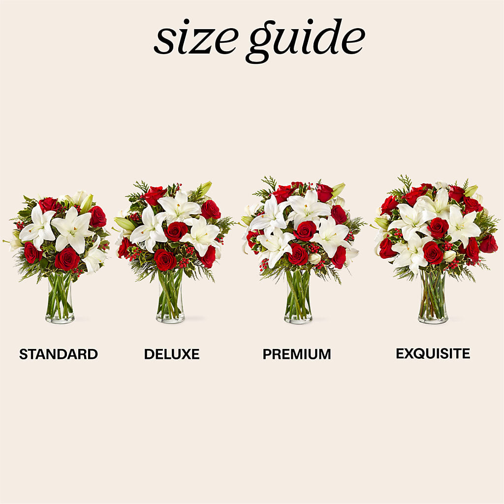 Sparkling Snowflakes Bouquet – A BEAUTIFUL DAY FLORIST WINE & GOURMET, Port Saint Lucie FL