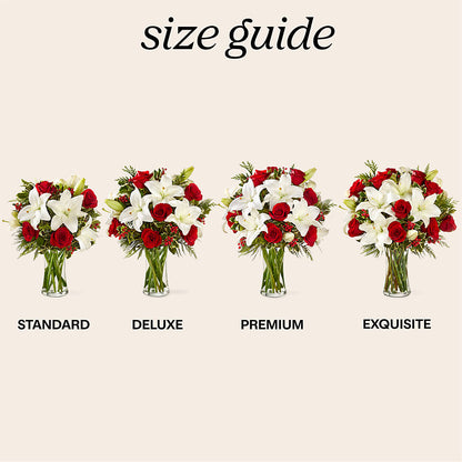 Sparkling Snowflakes Bouquet – A BEAUTIFUL DAY FLORIST WINE & GOURMET, Port Saint Lucie FL