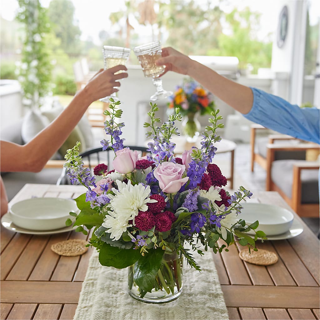 Violet Frost Bouquet – A BEAUTIFUL DAY FLORIST WINE & GOURMET, Port Saint Lucie FL