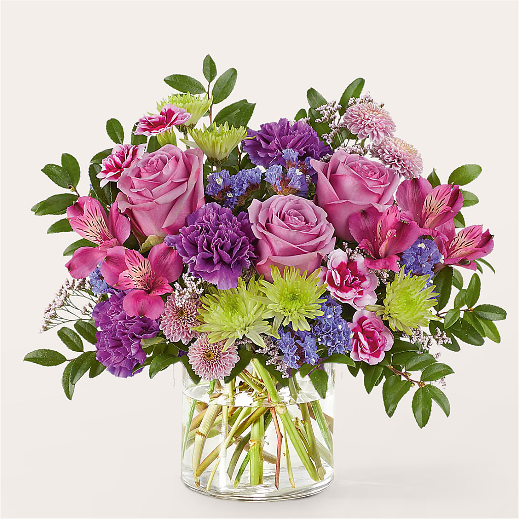 Glass Half Full Bouquet – A BEAUTIFUL DAY FLORIST WINE & GOURMET, Port Saint Lucie FL