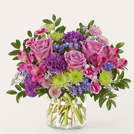 Glass Half Full Bouquet – A BEAUTIFUL DAY FLORIST WINE & GOURMET, Port Saint Lucie FL