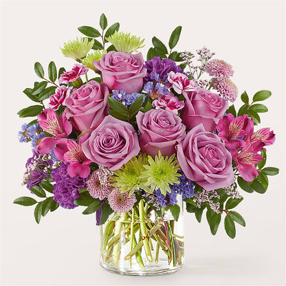 Glass Half Full Bouquet – A BEAUTIFUL DAY FLORIST WINE & GOURMET, Port Saint Lucie FL