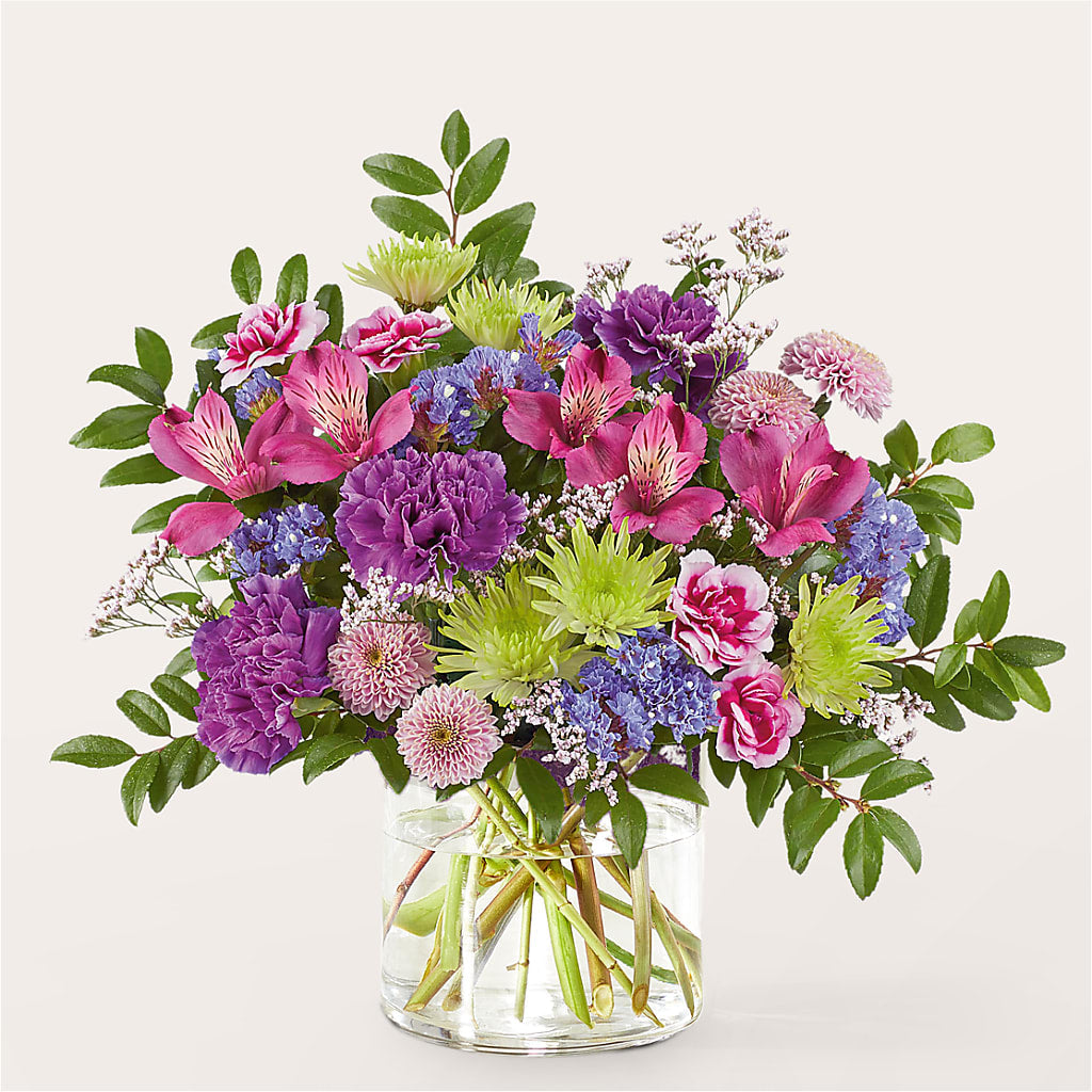 Glass Half Full Bouquet – A BEAUTIFUL DAY FLORIST WINE & GOURMET, Port Saint Lucie FL