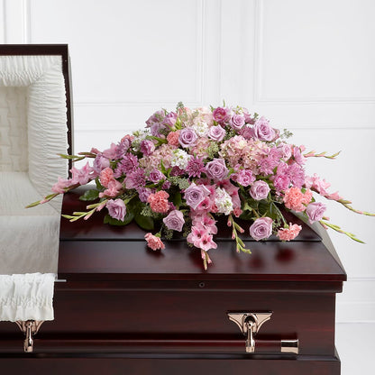 Immorata Casket Spray – A BEAUTIFUL DAY FLORIST WINE & GOURMET, Port Saint Lucie FL