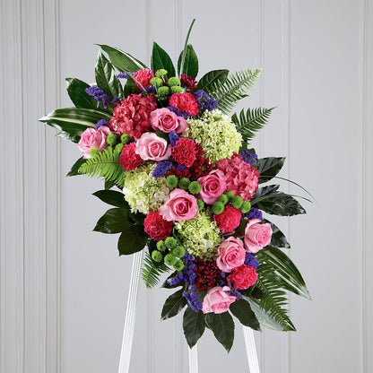Refreshing Mix Standing Spray – A BEAUTIFUL DAY FLORIST WINE & GOURMET, Port Saint Lucie FL