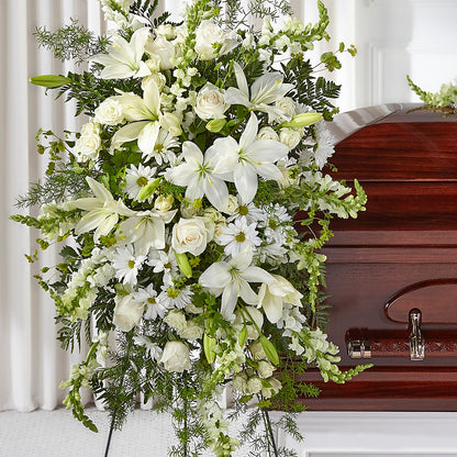 Loving Thoughts Standing Spray – A BEAUTIFUL DAY FLORIST WINE & GOURMET, Port Saint Lucie FL