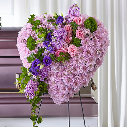 Treasured Love Standing Heart – A BEAUTIFUL DAY FLORIST WINE & GOURMET, Port Saint Lucie FL