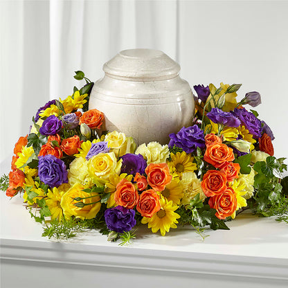 Blossoms of Remembrance Cremation Adornment – A BEAUTIFUL DAY FLORIST WINE & GOURMET, Port Saint Lucie FL