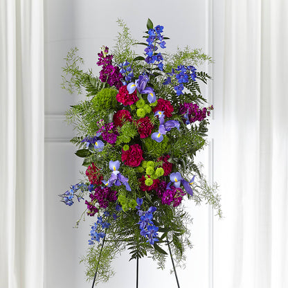 Heavenly Skies Standing Spray – A BEAUTIFUL DAY FLORIST WINE & GOURMET, Port Saint Lucie FL