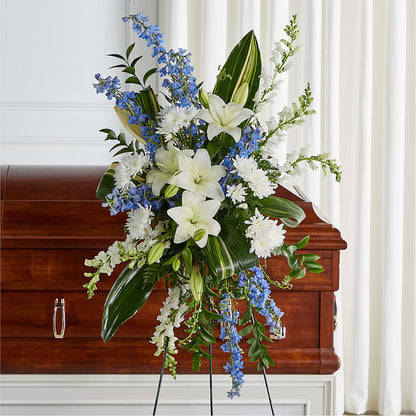 Eternal Impressions Standing Spray – A BEAUTIFUL DAY FLORIST WINE & GOURMET, Port Saint Lucie FL