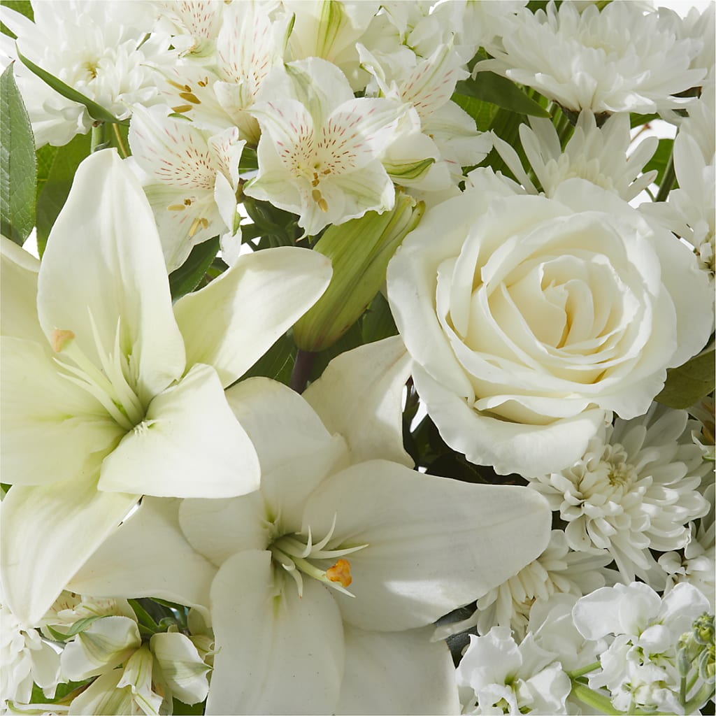 Peaceful Reflections Arrangement – A BEAUTIFUL DAY FLORIST WINE & GOURMET, Port Saint Lucie FL