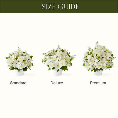 Peaceful Reflections Arrangement – A BEAUTIFUL DAY FLORIST WINE & GOURMET, Port Saint Lucie FL