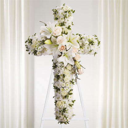 Spiritual Guidance Standing Spray – A BEAUTIFUL DAY FLORIST WINE & GOURMET, Port Saint Lucie FL