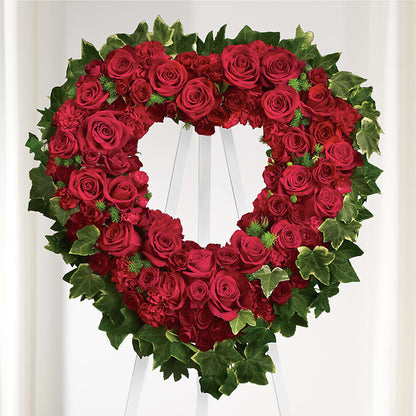 Wholehearted Standing Spray – A BEAUTIFUL DAY FLORIST WINE & GOURMET, Port Saint Lucie FL