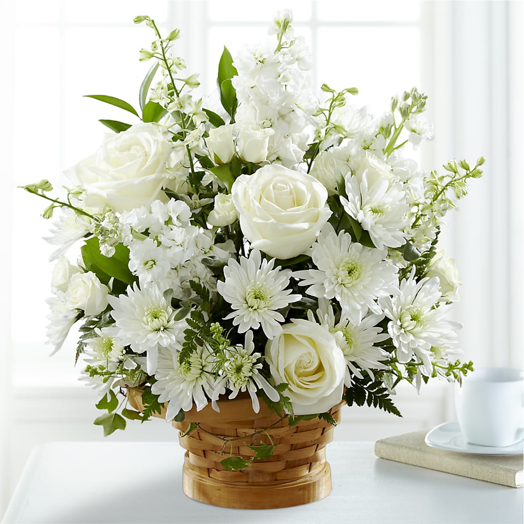 Heartfelt Condolences Arrangement – A BEAUTIFUL DAY FLORIST WINE & GOURMET, Port Saint Lucie FL