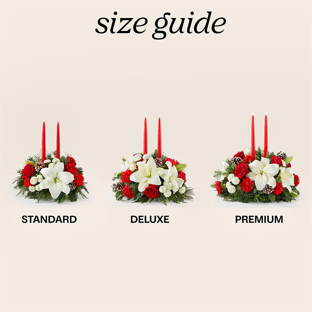 Seasonal Festivities Centerpiece – A BEAUTIFUL DAY FLORIST WINE & GOURMET, Port Saint Lucie FL