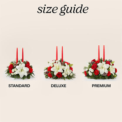 Seasonal Festivities Centerpiece – A BEAUTIFUL DAY FLORIST WINE & GOURMET, Port Saint Lucie FL