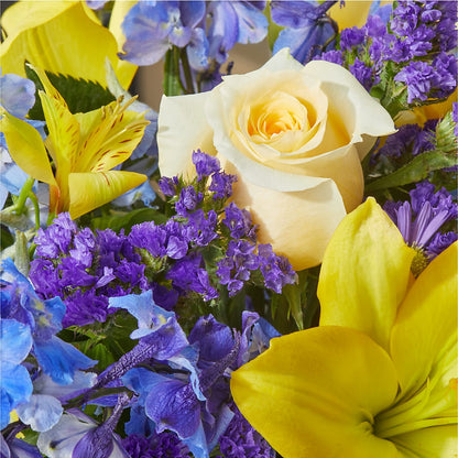 Limoncello Bouquet – A BEAUTIFUL DAY FLORIST WINE & GOURMET, Port Saint Lucie FL