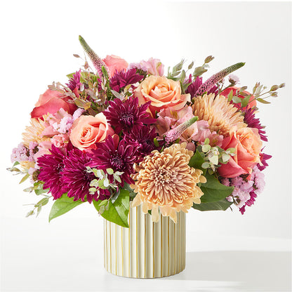 Berry Cobbler Bouquet with Ivory Vase – A BEAUTIFUL DAY FLORIST WINE & GOURMET, Port Saint Lucie FL