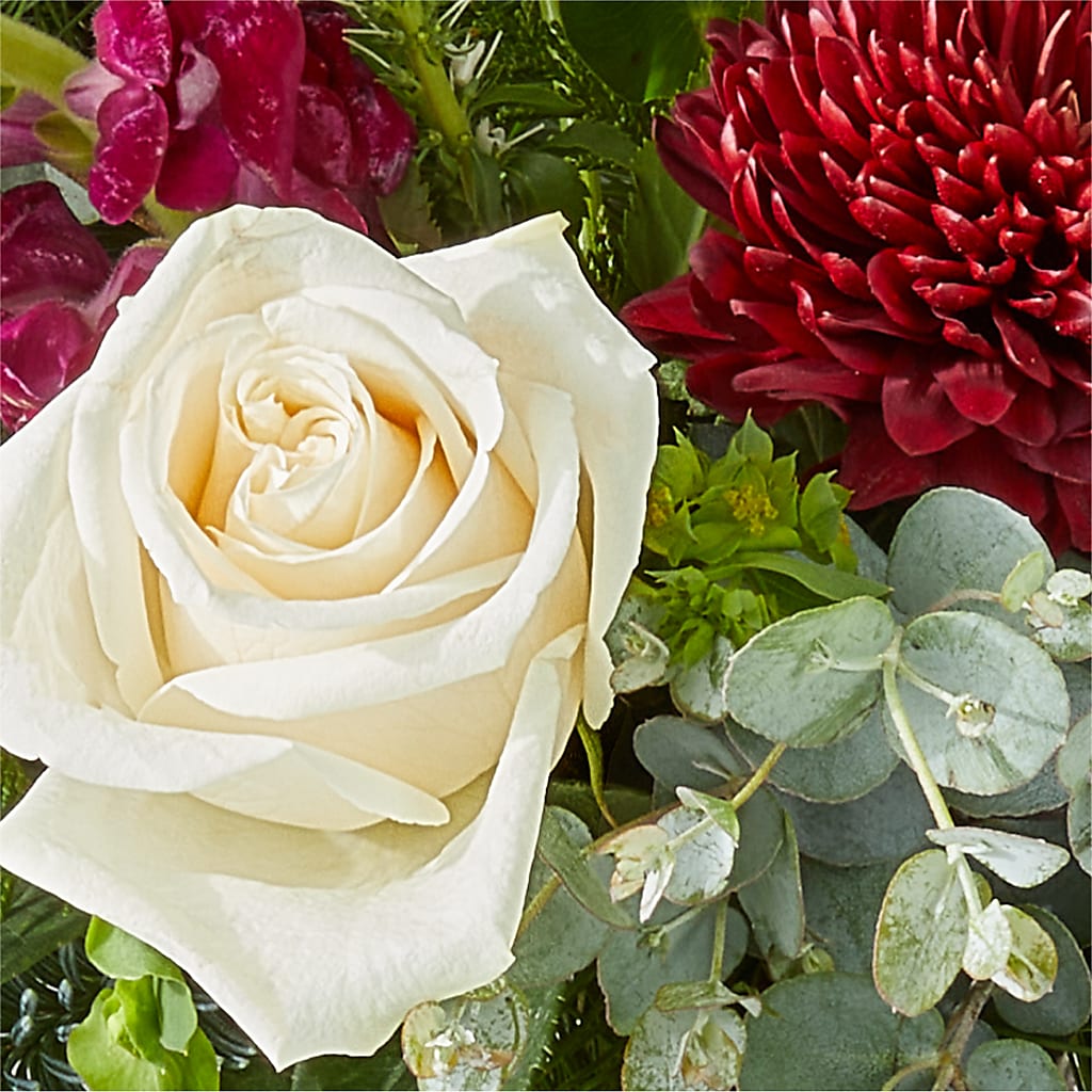 Cranberry Fizz Bouquet – A BEAUTIFUL DAY FLORIST WINE & GOURMET, Port Saint Lucie FL