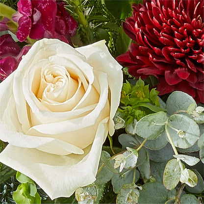 Cranberry Fizz Bouquet – A BEAUTIFUL DAY FLORIST WINE & GOURMET, Port Saint Lucie FL