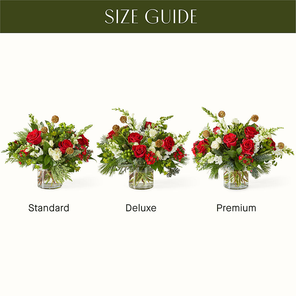 Deck the Halls Bouquet – A BEAUTIFUL DAY FLORIST WINE & GOURMET, Port Saint Lucie FL