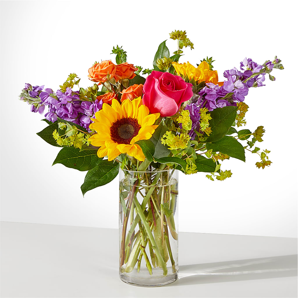 Vibrant Greetings Bouquet – A BEAUTIFUL DAY FLORIST WINE & GOURMET, Port Saint Lucie FL