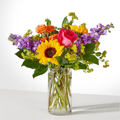 Vibrant Greetings Bouquet – A BEAUTIFUL DAY FLORIST WINE & GOURMET, Port Saint Lucie FL
