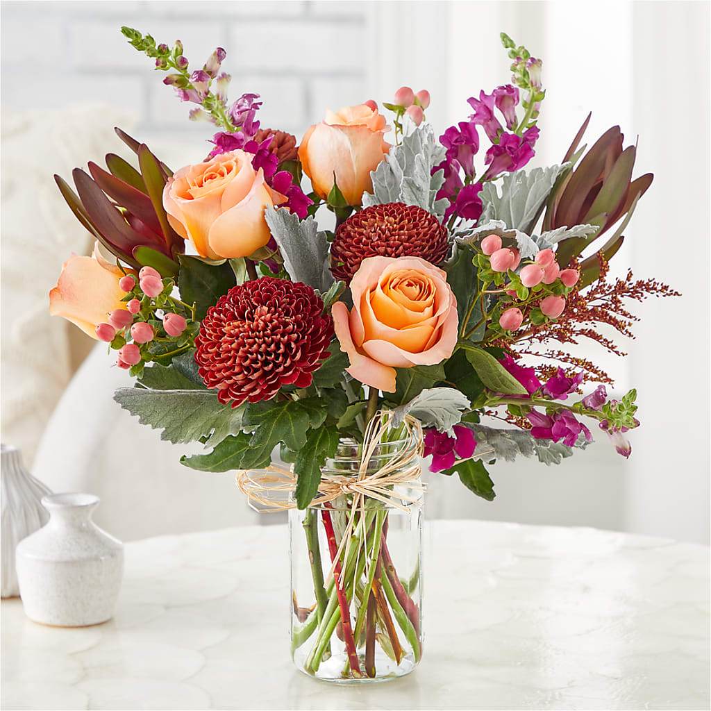 Moody Hues Bouquet – A BEAUTIFUL DAY FLORIST WINE & GOURMET, Port Saint Lucie FL
