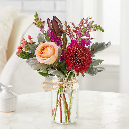 Moody Hues Bouquet – A BEAUTIFUL DAY FLORIST WINE & GOURMET, Port Saint Lucie FL