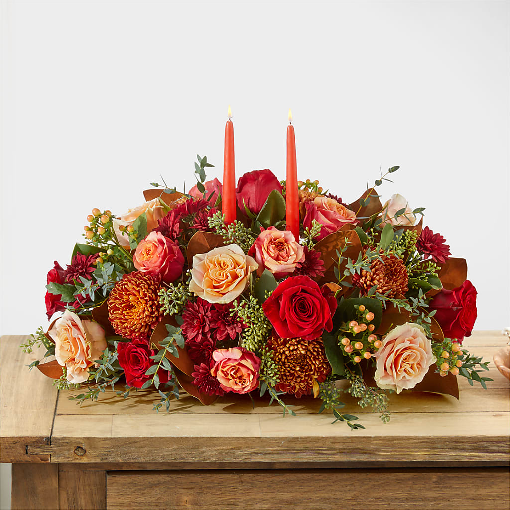 Gather Near Centerpiece – A BEAUTIFUL DAY FLORIST WINE & GOURMET, Port Saint Lucie FL