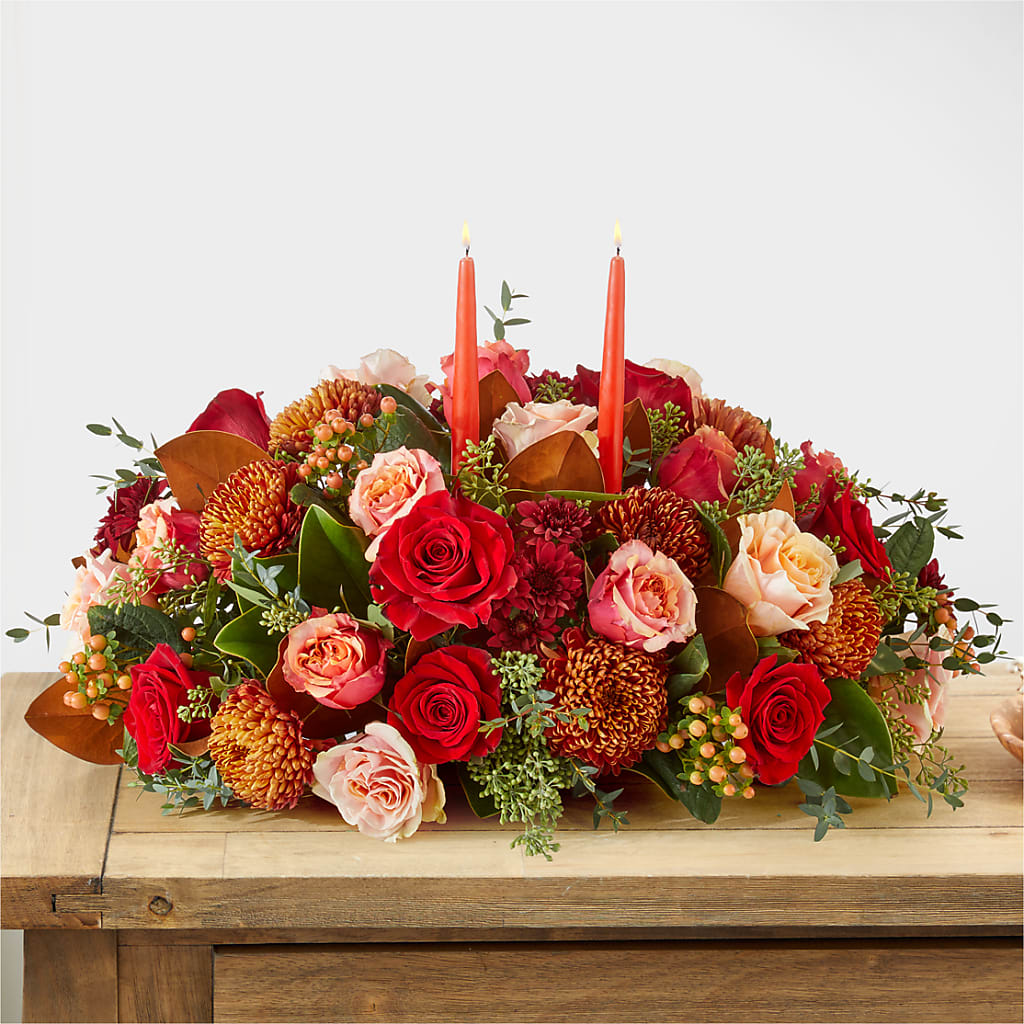 Gather Near Centerpiece – A BEAUTIFUL DAY FLORIST WINE & GOURMET, Port Saint Lucie FL