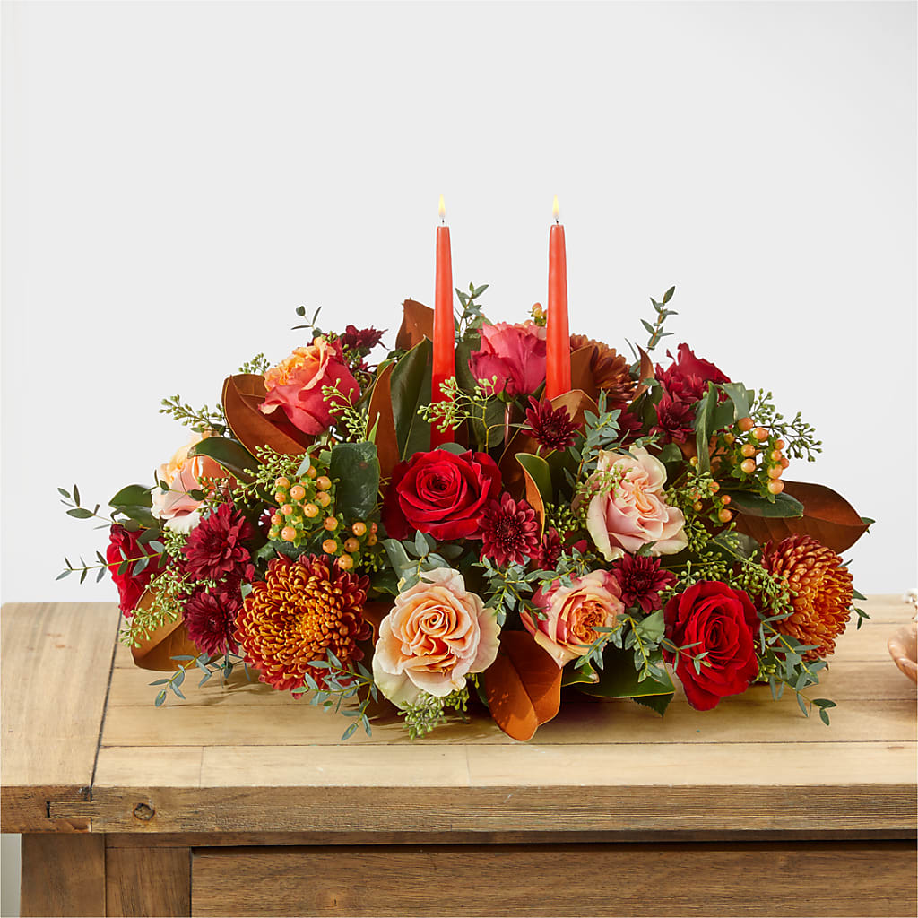 Gather Near Centerpiece – A BEAUTIFUL DAY FLORIST WINE & GOURMET, Port Saint Lucie FL